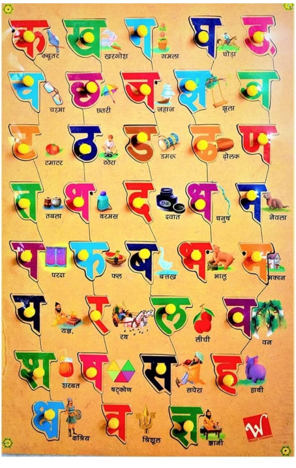 Varnamala Pegboard