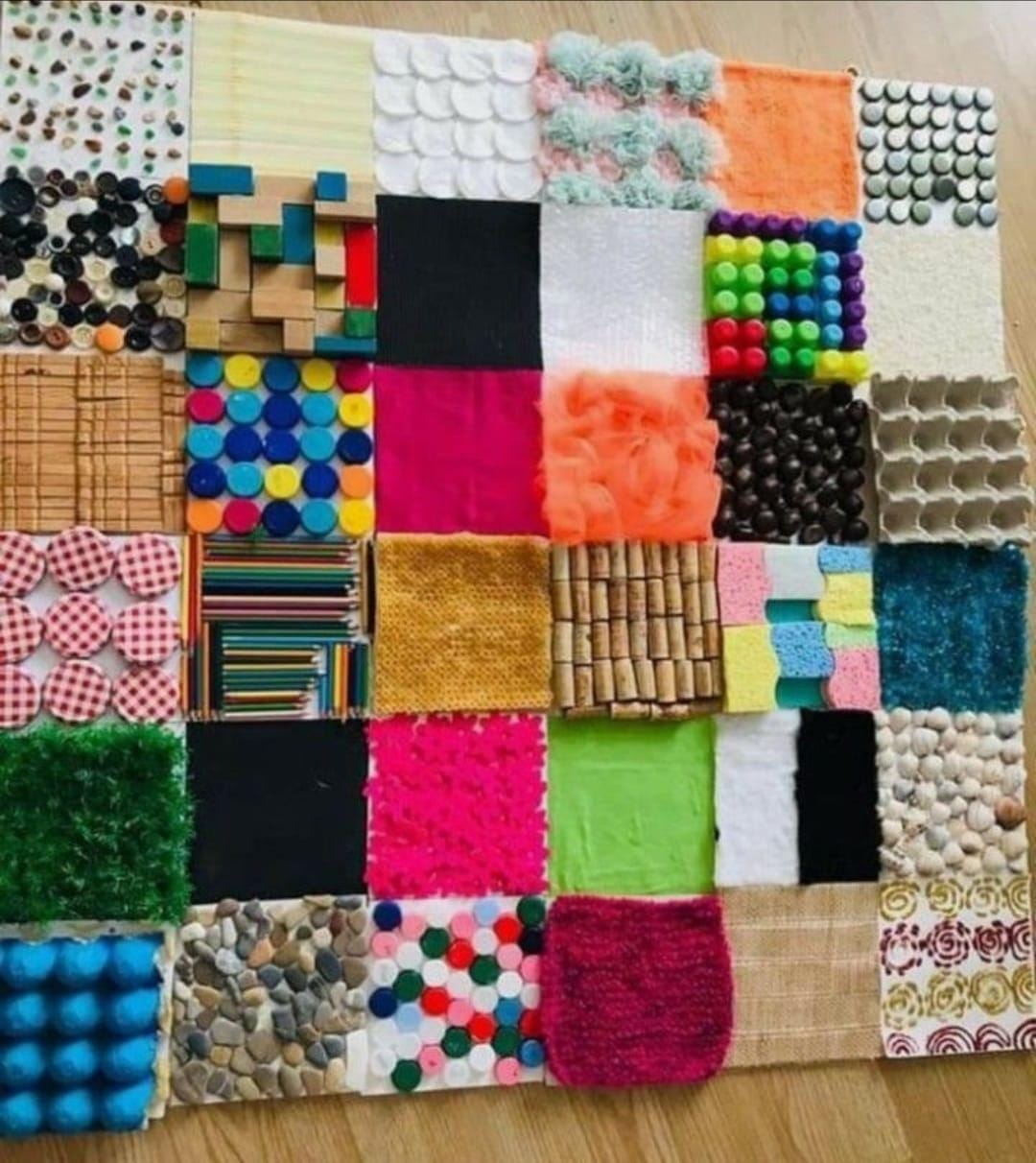 Sensory tactile wall panel