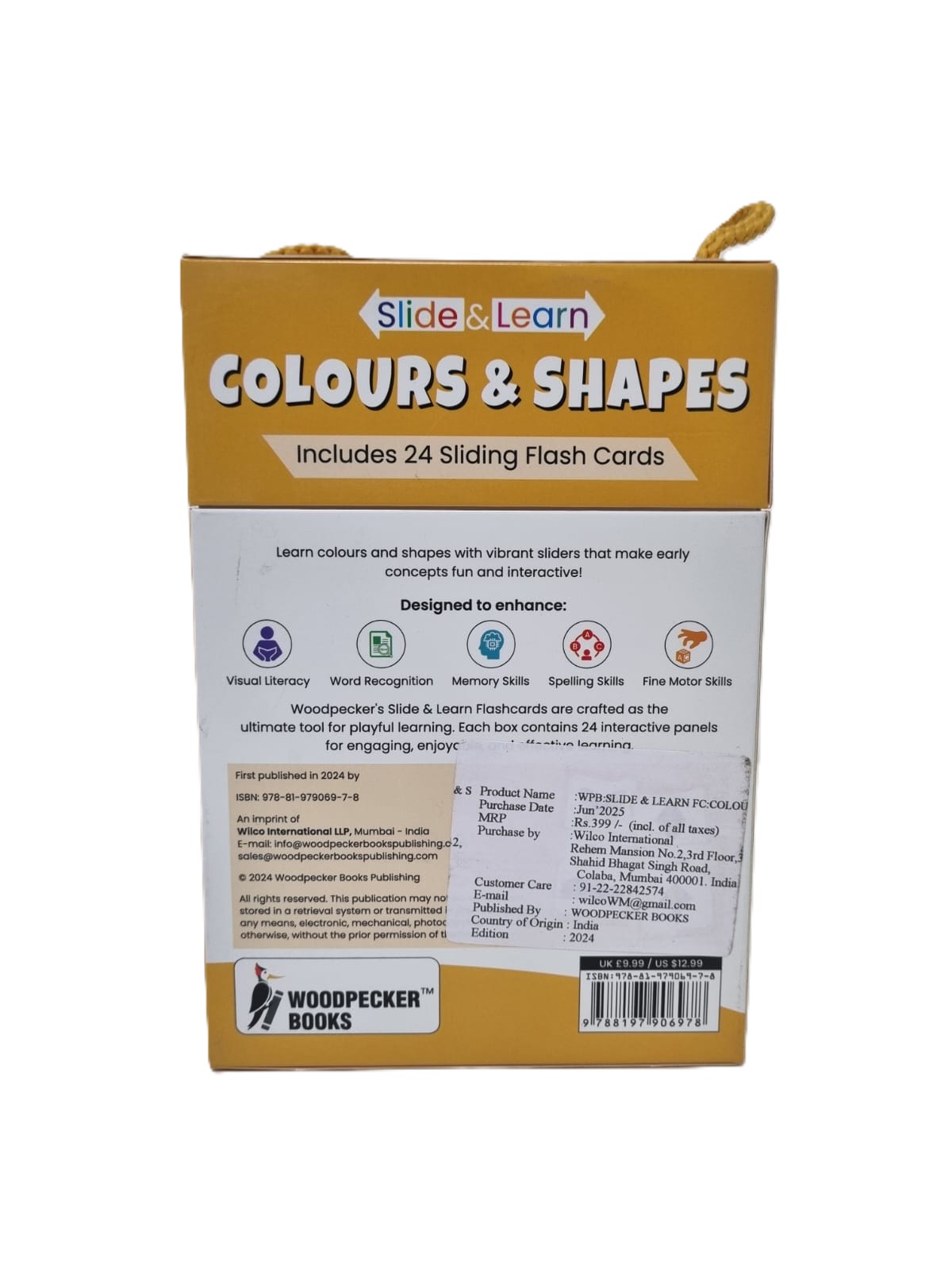 Colours & Shapes Sliding Flash Cards - Image 2